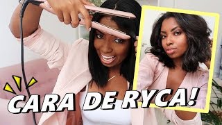 COMO FAZER ONDAS NO CABELO CURTO COM PRANCHA Camila Nunes [upl. by Lockwood155]