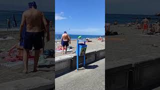 Monday afternoon the Torviscas beach ⛱️tenerife seaside beach shorts [upl. by Elyad]