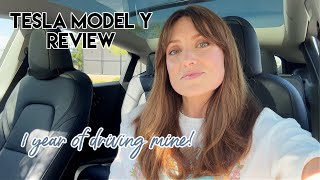 Tesla Model Y Review as a Mom of 3 Plus Comparison of Model X  Kendra Atkins [upl. by Pitts]