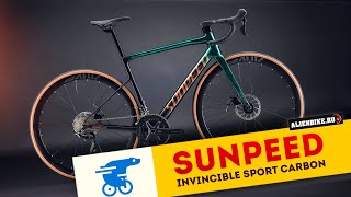 Карбоновый шоссейный велосипед Sunpeed Invincible Sport  Доступный комплит для спорта весом 85 кг [upl. by Cott]