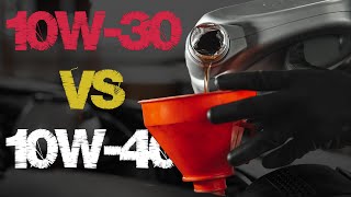 Difference Between 10W30 vs 10W40 Motor Oil [upl. by Noloc]