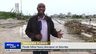 Floods ravage Tanzanian seaside city of Dar es Salaam leaving trail of destruction [upl. by Elacim]