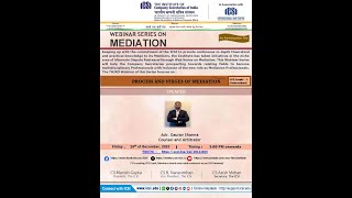 Live Webinar on Mediation [upl. by Akialam744]