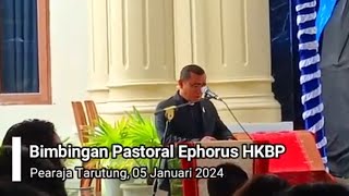 Bimbingan Pastoral Ephorus HKBP  Ibadah Syukur Awal Tahun 2024 HKBP [upl. by Giselbert]