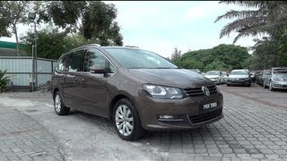 2011 Volkswagen Sharan 20 TSI StartUp and Full Vehicle Tour [upl. by Reeva749]