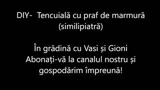 DIY  Tencuială cu praf de marmură similipiatră Dispozitiv stropire cu stropi ciment fațadă [upl. by Lopez]