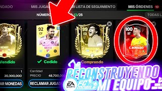 🛠 RECONSTRUYENDO MI EQUIPO EN FIFA MOBILE 24  LIONEL MESSI ESPECIAL [upl. by Leamsi]