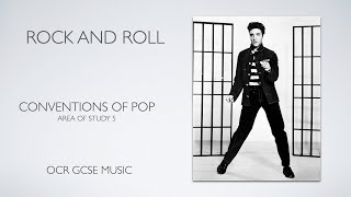 Rock and Roll  Conventions of Pop  OCR GCSE Music [upl. by Ollopa]