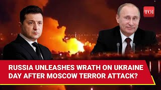 Putin Bombards Kyiv And Lviv With 20 Missiles Multiple Drone After Moscow Terror Attack [upl. by Pieter592]