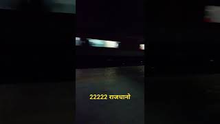 22222 push pull राजधानी railway wap7 indianrailways [upl. by Azirb918]