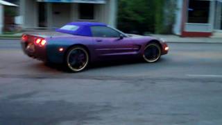 Nasty Camillion Corvette on 22s and boa drive away [upl. by Anilave]