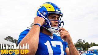 Puka Nacua Mic’d Up At Training Camp With Words Of Wisdom From Cooper Kupp [upl. by Eolc]