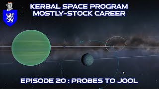 Kerbal Space Program Career  Episode 20  Probes To Jool [upl. by Kinimod]