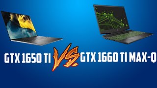 GTX 1660 Ti MaxQ VS GTX 1650 Ti Laptop GPU Benchmark in 10 Games [upl. by Enilekcaj211]