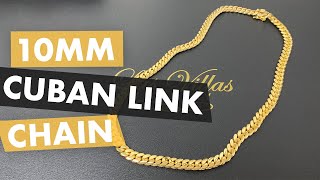 10mm Miami Cuban link Chain from Las Villas Jewelry [upl. by Bernhard]