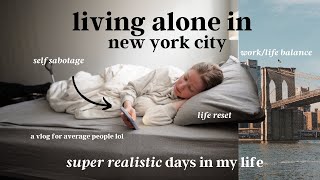 What life is ACTUALLY like for average people living in New York City A Vlog [upl. by Ennahtebazile593]