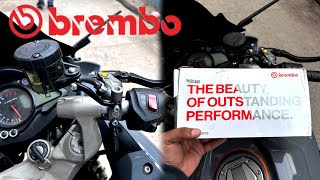 BREMBO RCS19 MASTER CYLINDER INSTALLATION 💯  HIGH PERFORMANCE BRAKING  PULSAR RS200 [upl. by Patton159]