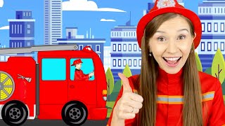 Firefighter Song for Kids  Fire Truck Song  Kids song by Tim and Essy [upl. by Adierf]