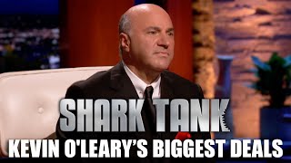 Shark Tank US  Kevin OLearys Top 3 Biggest Deals [upl. by Leugar]