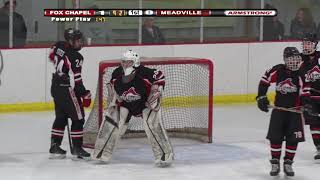 HS Hockey Fox Chapel vs Meadville Dec 11 2017 [upl. by Auric]