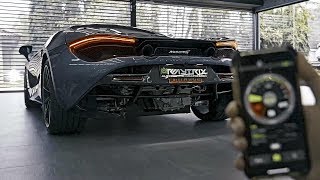 2019 McLaren 720S w ARMYTRIX Decat Downpipes amp Valvetronic Exhaust  Loud Revs Sound [upl. by Amaj]