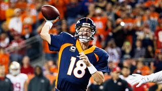 Peyton Manning Micd Up Breaking Favres NFL AllTime TD Pass Record  Sound FX [upl. by Ednil949]