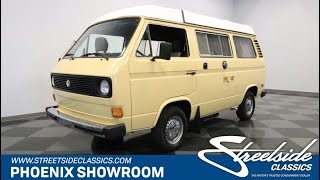 1980 Volkswagen Westfalia Camper for sale  0899 PHX [upl. by Aisatsana66]