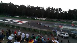 Maldonado and Grosjean Crash 2010 GP2 at Hockenheim AMATEUR VIEW [upl. by Let164]