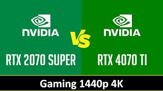 RTX 2070 SUPER vs RTX 4070 TI [upl. by Chiles]