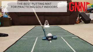 This is the best putting mat to work on your golf game indoors [upl. by Calondra603]