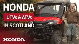 Honda Pioneer and ATVs in the Scottish Highlands [upl. by Nyleimaj]