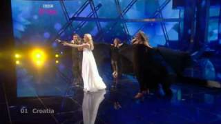 Croatia  Eurovision Song Contest 2009 Semi Final 2  BBC Three [upl. by Namielus549]