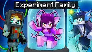 Having an EXPERIMENT FAMILY in Minecraft [upl. by Iffar176]