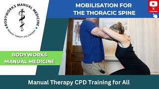 Thoracic Spine Mobilisation in Extension [upl. by Ydnec]