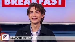 Jacob Tremblay interview by jenniferhsiungtv 20230526 [upl. by Onaicnop]