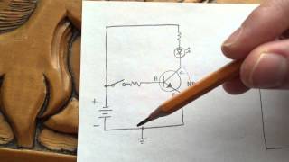 NPN vs PNP Transistors as CommonEmitter Switches [upl. by Sordnaxela183]