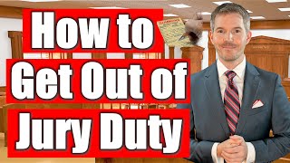 How to Get Out of Jury Duty Legally 3 perfectly legal ways to avoid serving [upl. by Airdnaid]