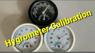 Hygrometer humidity reader Calibrationtagalog w english subtitle [upl. by Natsirc725]