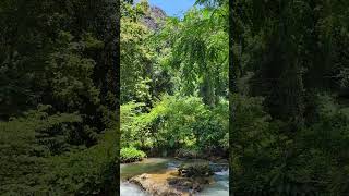 Blue Lagoon waterfall  Vang Vieng [upl. by Gilges397]