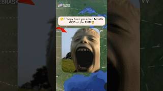 😳Creepy gero gass man in mouth Real On Google Earth😨shorts findoldspected [upl. by Fatima]