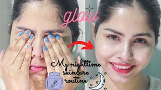 🌙NIGHTTIME SKINCARE ROUTINE for GLOWING SKIN  with Beauty Tips amp Tricks [upl. by Alinoel]