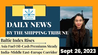 Daily News By The Shipping Tribune  26th Sept 2023 [upl. by Acimot]