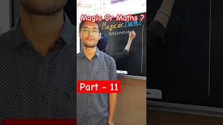 Magic Or Maths 🔥 Part  11 k2institute shorts youtubeshorts motivation midpoint [upl. by Assirak208]