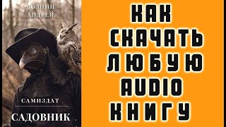 КАК СКАЧАТЬ ЛЮБУЮ АУДИО КНИГУ Бесплатно Как Скачать Аудиокниги Бесплатно Free [upl. by Nnylkcaj]