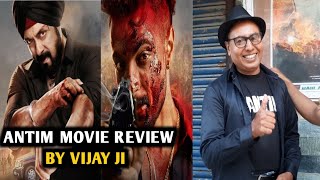 Antim Review  By Vijay Ji  Salman Khan  Aayush Sharma  Mahima Makwana  Mahesh Manjrekar [upl. by Asenad]