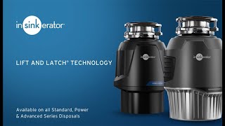 InSinkErator Garbage Disposal Featuring Lift and Latch® Technology [upl. by Anelrats281]