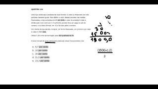 Questão 144  Caderno Laranja  Matemática Financeira  ENEM 2023  MATEMÁTICA [upl. by Ettedo]