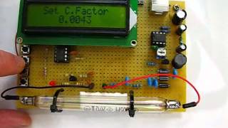 My DIY geiger counter development with J305 BY Chinese Tube and PIC16F876A [upl. by Zucker]