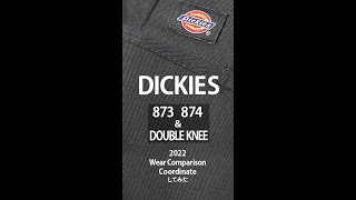 【Dickies】ダブルニー 873スリム 874オリジナルを履き比べ【ディッキーズ】秋冬定番ワークパンツ アメカジ Shorts [upl. by Yremrej]