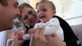 The moment when baby Aida hears her parents’ voices for the first time [upl. by Jennilee]